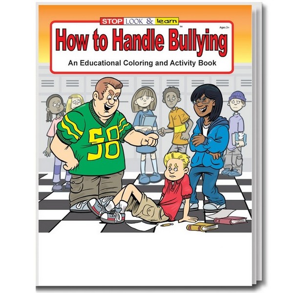 CS0235B How to Handle Bullying Coloring and Activity Book Blank No Imprint